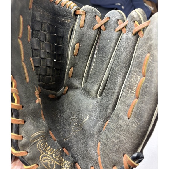 Rawlings‎ RS125 Renegade Black Brown Baseball Glove Left Hand RHT 12.5" - Picture 8 of 10